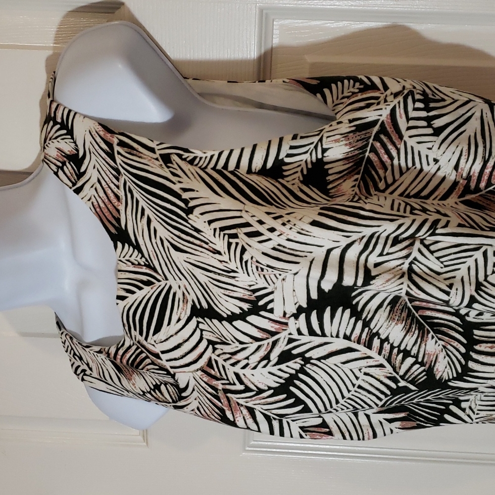 Anne Klein leaf print Dress - Picture 5 of 14